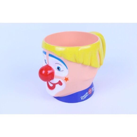 Ringling Bros Barnum & Bailey Circus Clown Plastic Cup Mug Red Bottom Rare - Picture 2 of 5